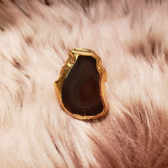 Janna Conner Agate ring sz 7 - Picture 1 of 4